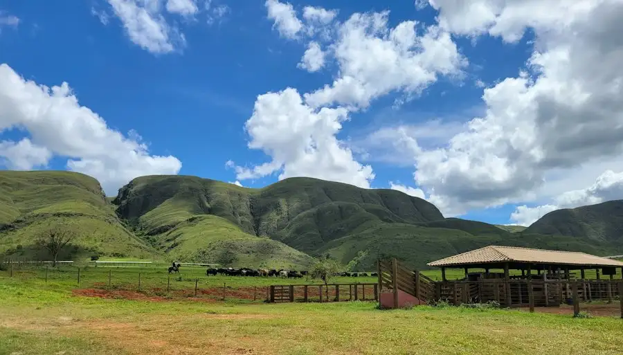 Campos e montanhas de Minas Gerais